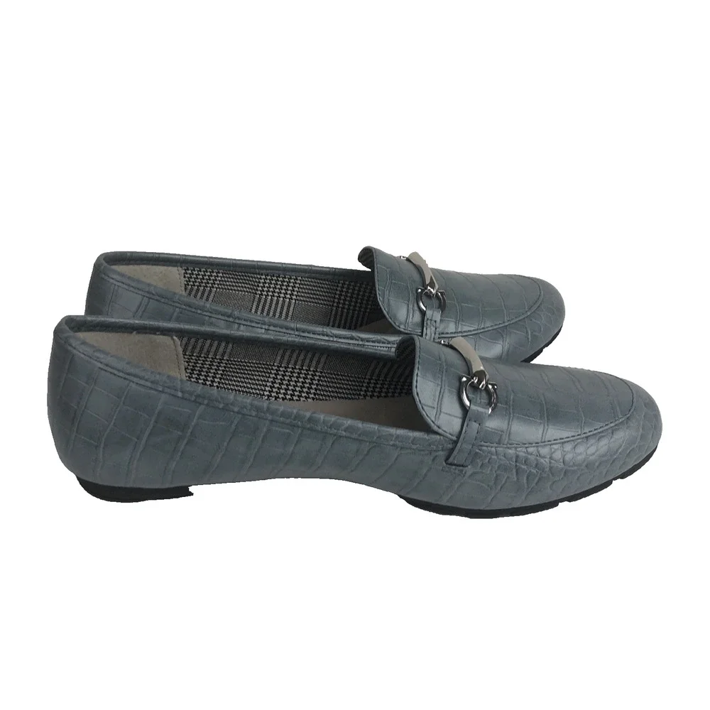 Cliffs White Mountain Women’s Shoes 7.5 Flats Glowing Loafers Gray‎ Cushioned